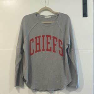 Junk Food Clothing Gray Waffle Thermal Tee